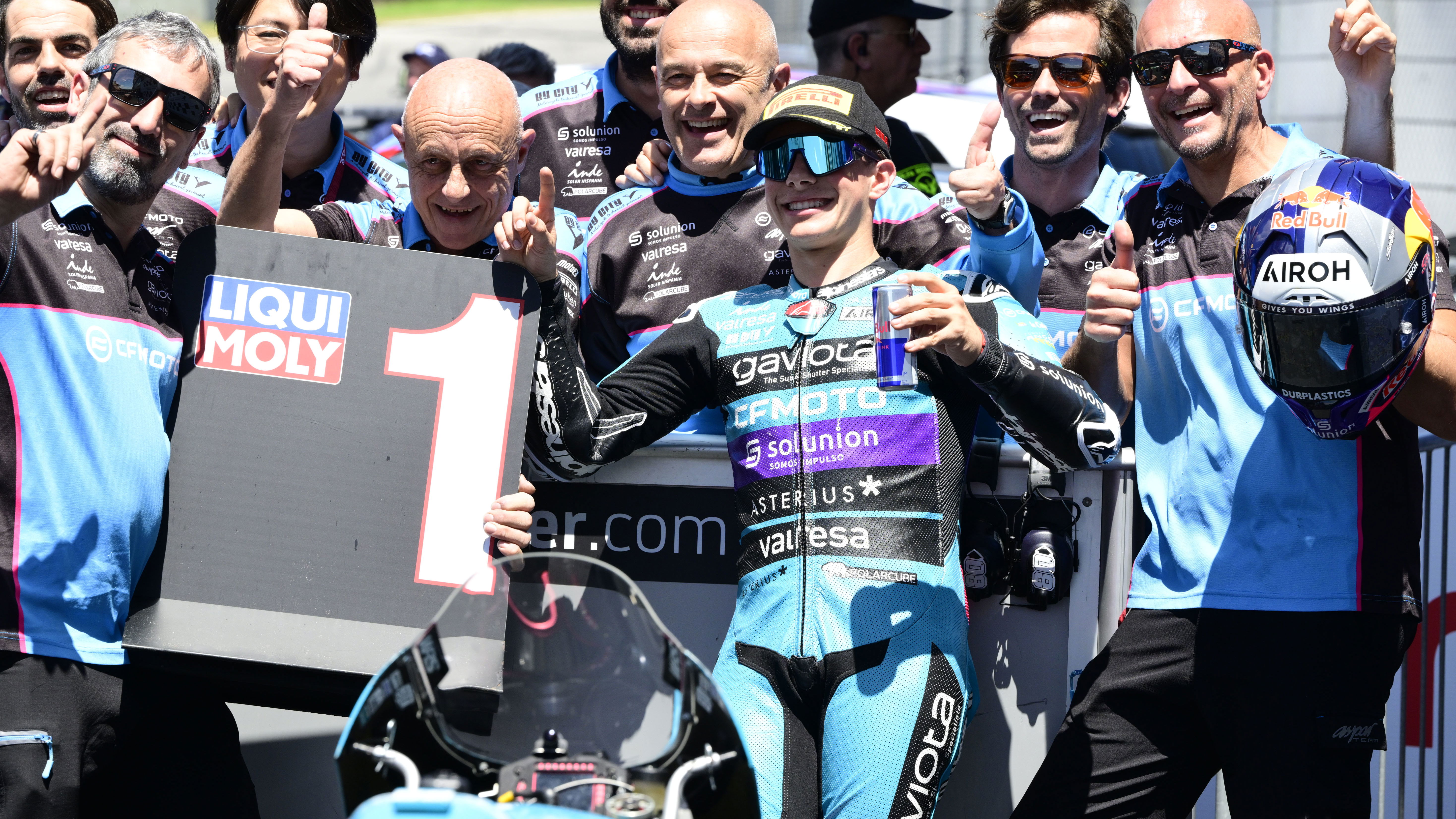 David Alonoso, pole position, Mugello, Italian Moto3, 1 june 2024